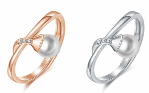 1粒パール指輪 レディースリング   指輪 スライド調整 パールリング ジュエリー 指輪レディース  結婚式 真珠指輪 プレゼント 真珠 リン