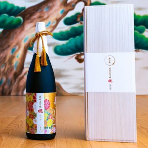 夏ギフト お中元 御中元 御祝 ギフト 玉乃光 日本酒 純米酒 純米大吟醸 祝 100% 京の琴 1800ml 桐箱入 ラッピング無料 メッセージカード