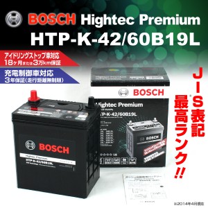 HTP-K-42/60B19L ミツビシ ミニカ BOSCH バッテリー ハイテック プレミアム