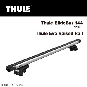 THULE ベースキャリア セット アウディ A4(B8) ルーフレール付 TH892 TH710410   