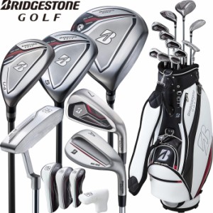 ブリヂストンゴルフ BG100 キャディバッグ付 クラブ11本組セット (1W,5W,4U,6-PW,PS,SW,PT)  【BRIDGESTONE GOLF BGLBKCR BGLSKCS】