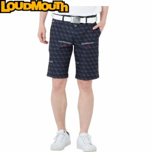 Loudmouth ラウドマウス ショートパンツ　ブラック  762307-998　ゴルフボール柄　【メンズ/ゴルフウェア】