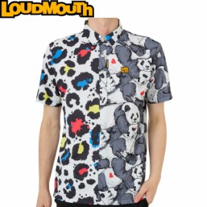 Loudmouth ラウドマウス クレイジーパターン 半袖 ポロシャツ 763602-352　Neon Leopard　ネオンレオパード 【メンズ/ゴルフウェア】