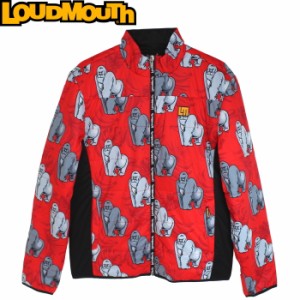 Loudmouth ラウドマウス 中綿ブルゾン 772207-295 Gorilla Red　ゴリラレッド　ストレッチ/撥水加工/防風 【メンズ/ゴルフウェア】