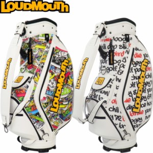 LOUDMOUTH ラウドマウス　LM-CB0027 キャディバッグ 9型　【Loud Sneakers（400）/Big Words White（409）】