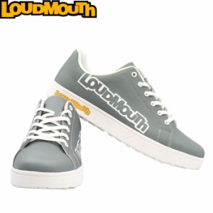 Loudmouth ラウドマウス LM-GS0002 スパイクレス ゴルフシューズ Big Logo Gray グレー（972）  【メンズ/レディース】