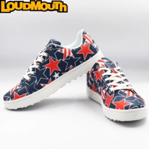 Loudmouth ラウドマウス LM-GS0002 スパイクレス ゴルフシューズ　Star Studded Navy（078）【メンズ/レディース】