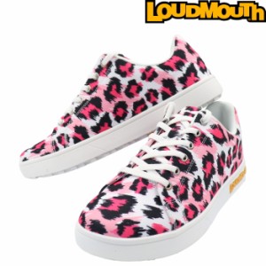 Loudmouth ラウドマウス LM-GS0002 スパイクレス ゴルフシューズ　Pink Leopard（275）ピンクレオパード  【メンズ/レディース】