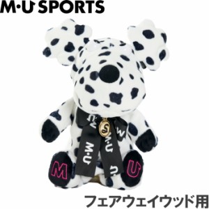 M・U SPORTS　MUスポーツ　703H6518  フェアウェイウッド用ヘッドカバー　ダルメシアン柄   