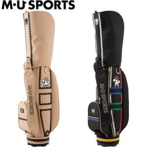 未使用 エムユースポーツ キャディバッグ マルチバイアスチェック柄 未使用 エムユースポーツ キャディバッグ マルチバイアス