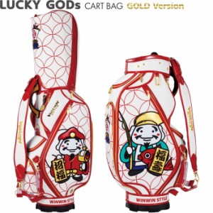 WINWIN STYLE　ウィンウィンスタイル LUCKY GODs カートバッグ  CART BAG GOLD VERSION 【大黒様＆恵比須様/100本限定】