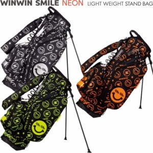 WINWIN STYLE　ウィンウィンスタイル　SMILE NEON スマイルネオン LIGHT WEGHT スタンドバッグ