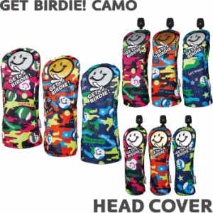 WINWIN STYLE　ウィンウィンスタイル GET BIRDIE! CAMO ヘッドカバー　ドライバー/フェアウェイウッド/ユーティリティ用