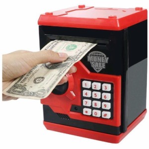 送料無料 ダイヤルロック式 貯金箱 硬貨 お札 お札 硬貨 おもちゃ ミニATM ギフト プレゼント クリスマースプレゼント おも