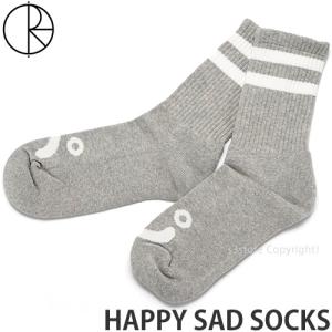 ポーラー スケート カンパニー HAPPY SAD SOCKS カラー:SPORT GREY