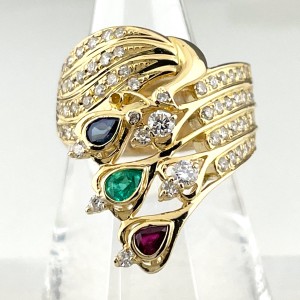 ルビー サファイア エメラルド リング 中古の通販|au PAY マーケット