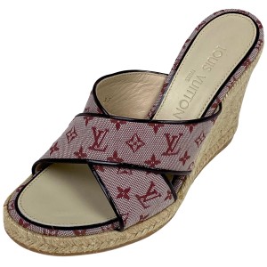 ルイ・ヴィトン Louis Vuitton モノグラム ハイヒール ミュール チェリー 靴 サンダル モノグラムミニ スリーズ レディース 中古｜au  PAY マーケット