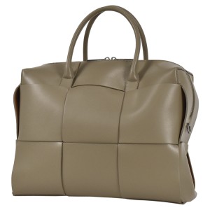 ボッテガヴェネタ BOTTEGAVENETA ザ アルコ 2WAY ショルダーバッグ ハンドバッグ ビジネスバッグ レザー トープ 620633 メンズ 中古