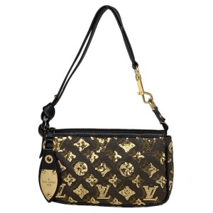 美品 ルイヴィトン 11SS ランウェイ着用 ゼブラ スパンコール セーター レディース 黒 M コットン カシミヤ 半袖 LOUIS VUITTON