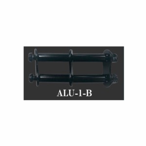 KNICKS（ニックス） アルミアルマイト加工金具一色 ALU-1-B 黒[作業工具 腰袋 ベルト アクセサリー](916271)