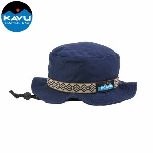 カブー KAVU キッズ ストラップバケットハット プルシアンブルー 帽子 綿100％ アウトドア 国内正規品 KAV11864401917