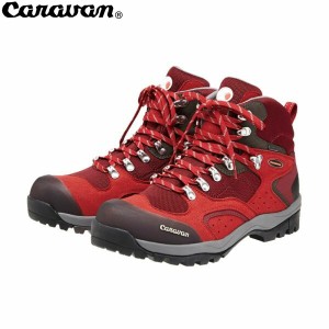 CARAVAN キャラバン トレッキングシューズ 登山靴 C 1_02S 220レッド レディース 防水 透湿 ゴアテックス 0010106 CAR0010106220