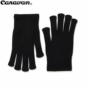 CARAVAN キャラバン シームレスグローブ 190ブラック 手袋 インナーグローブ 01900 CAR01900190