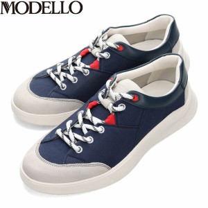 モデロ MODELLO メンズ 紳士靴 カジュアルシューズ スニーカー DM3311 NAVY 撥水 カバロス加工 マドラス madras MODDM3311NAV