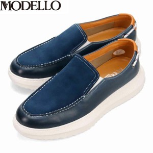 モデロ MODELLO メンズ 紳士靴 カジュアルシューズ スリッポン DM3313 NAVY/C 消臭 抗菌 マドラス madras MODDM3313NAVC