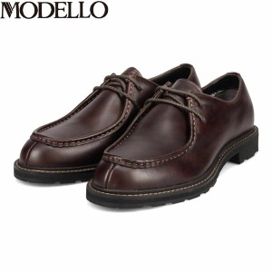 モデロ MODELLO メンズ 紳士靴 カジュアルシューズ レースアップ SPDM3125 D-BROWN 防水 防滑 マドラス madras MODSPDM3125DBR