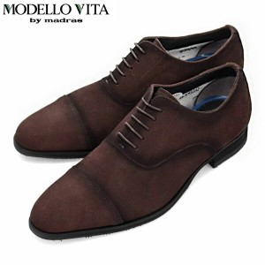 モデロヴィータ MODELLO VITA メンズ 紳士靴 ビジネスシューズ ドレスシューズ SPVT8201 D-BROWN-SILKY 防水透湿 ストレートチップ マド