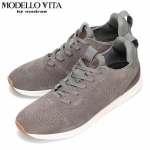 モデロヴィータ MODELLO VITA メンズ 紳士靴 スニーカー VT6516 L-GRY-SILKY 抗ウイルス 抗菌加工 マドラス madras MOVVT6516LGRS