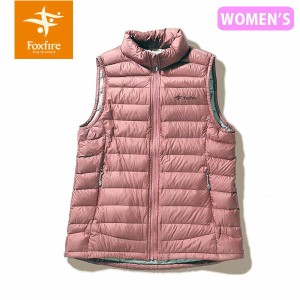 セール フォックスファイヤー Foxfire レディース ダウンベスト PFユニットダウンベスト PF Unit Down Vest 800FP アウター キャンプ 防