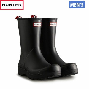 国内正規品 ハンター HUNTER レインブーツ 長靴 メンズ 防水 雨 梅雨 通勤 MFS9087RMA BLK ブラック 黒 メンズ オリジナル ミッド ハイ 