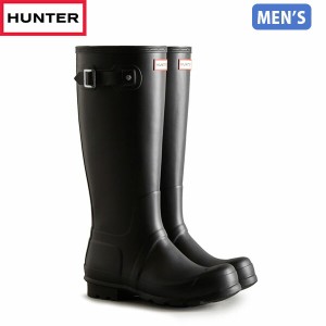 国内正規品 ハンター HUNTER レインブーツ 長靴 メンズ 防水 雨 梅雨 通勤 MFT9000RMA BLK ブラック 黒 メンズ オリジナル トール レイン