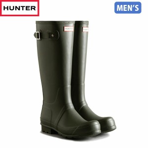 国内正規品 ハンター HUNTER レインブーツ 長靴 メンズ ダーク オリーブ 防水 雨 梅雨 通勤 MFT9000RMA DOV メンズ オリジナル トール レ