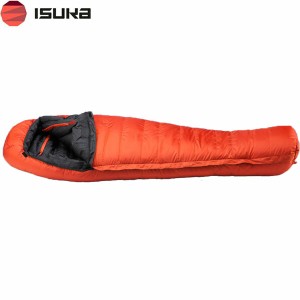 イスカ ISUKA 寝袋 シュラフ ダウンプラス デナリ 1100 ブリック マミー型 冬 厳冬期 キャンプ 登山 アウトドア 159429 ISU159429