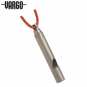 バーゴ VARGO チタニウム ホイッスル (本体:4g) チタン 笛 キャンプ バーベキュー アウトドア T-416 VART416