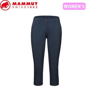 マムート レディース カプリパンツ 1023-00690 MAMMUT Runbold Capri Pants Women marine MAM1023006905118