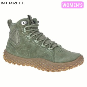 メレル MERRELL レディース トレッキングシューズ ラプト ミッド ウォータープルーフ ライケン ハイキング 防水透湿 MERJ035996