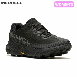 メレル MERRELL レディース トレイルランニングシューズ アジリティー ピーク 5 ブラック/ブラック トレラン アウトドア MERJ068090