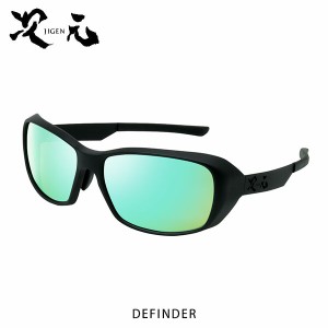 deps デプス JIGEN 偏光サングラス 次元 ディファインダー DEFINDER MAT BLACK FRAME EASE GREEN／BLUE MIRROR DPS4544565984024