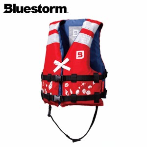 BLUESTORM ブルーストーム 固型式ライフジャケット 幼児用 ヒューペ Red 国土交通省型式承認品 小児用 Type A BSJ-212Y 高階救命器具 BLU