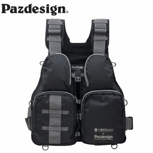 パズデザイン Pazdesign SLV-024 スーパーライトベスト ブラックグレー SUPER LIGHT VEST PAZSLV024BGY