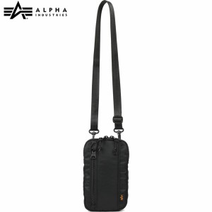 アルファインダストリーズ ALPHA INDUSTRIES TZ1125 UTILITY POCKET GADGET POUCH ブラック ガジェットポーチ ショルダーバッグ レディー