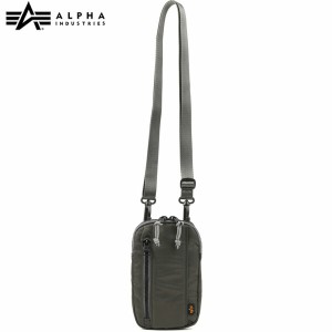 アルファインダストリーズ ALPHA INDUSTRIES TZ1125 UTILITY POCKET GADGET POUCH グレー ガジェットポーチ ショルダーバッグ レディース