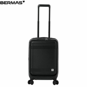 バーマス BERMAS キャリーケース スーツケース EURO CITY2 フロントオープンファスナー38L 48cm マットブラック 60295 出張 旅行 ビジネ