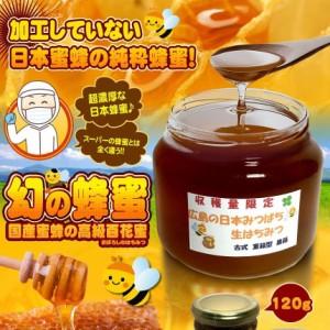 国産 天然 日本 蜜蜂 ニホン ミツバチ はちみつ 50g 純粋 非加熱 非加工 未加工 広島 EGOHACHI