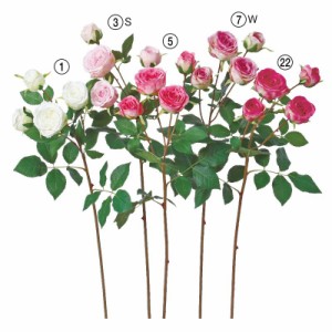 asca ローズ（4輪） バラ 薔薇 花材 造花