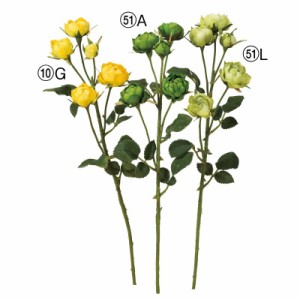 asca リンローズ（5輪） バラ 薔薇 花材 造花